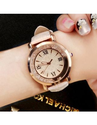 Relógio Feminino Geneva Clássico Strass Luxo - Compre Agora Online